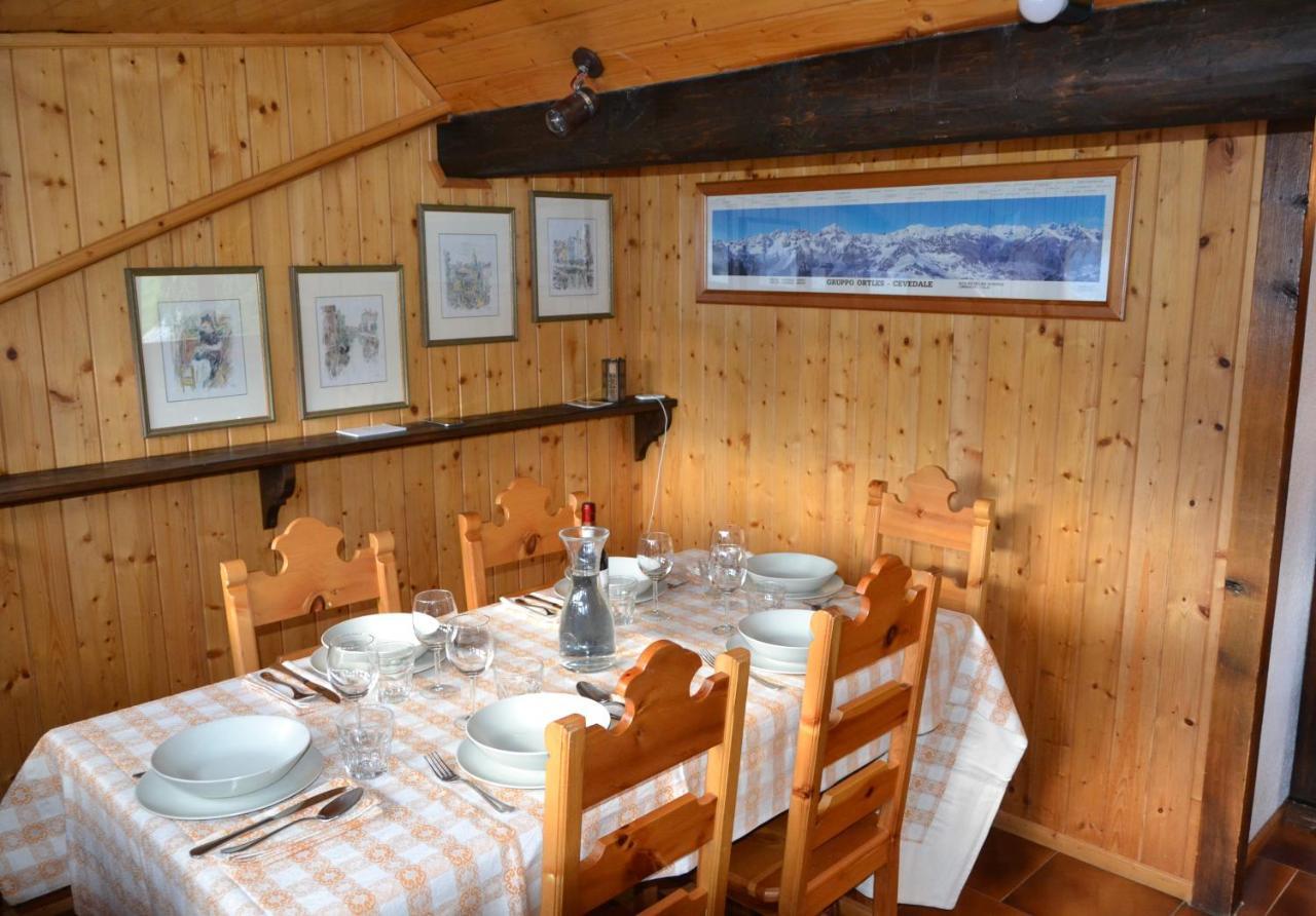 Chalet Apartment Gran Zebru Oga Exteriör bild