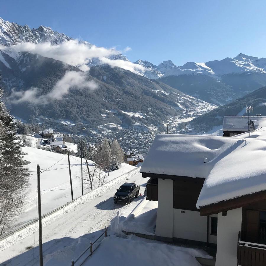 Chalet Apartment Gran Zebru Oga Exteriör bild